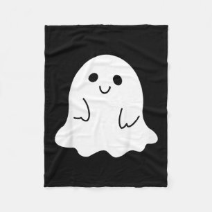 Toddler Halloween Boo Ghost With A Bow Girls Hallo Fleece Blanket