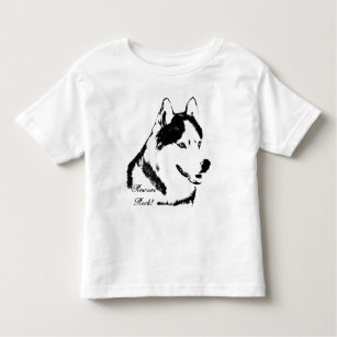 Toddler Husky Shirt Rescue Dog Husky Baby T-shirt