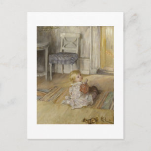 Toddler in a Pinafore Postcard