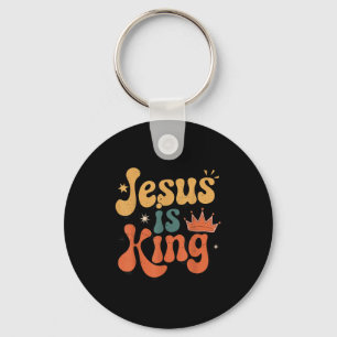 Toddler Jesus Is King Christian Kid Boy Good God S Key Ring