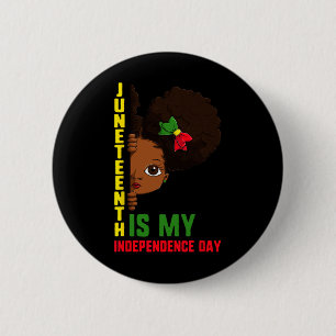 Toddler Juneteenth Outfit Girl 6 Cm Round Badge