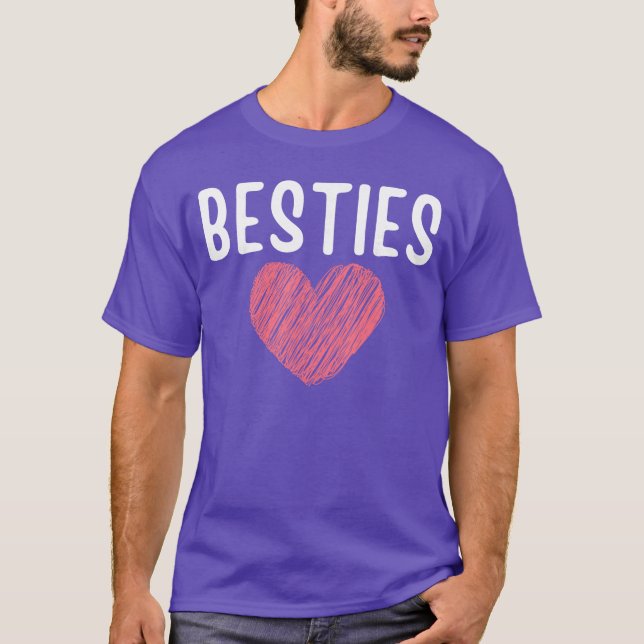 Toddler Kid Baby Best Friend Matching Bestie Squad T-Shirt (Front)