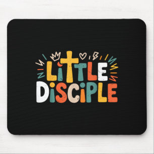 Toddler Little Disciple Shirt Christian Faith Reli Mouse Mat