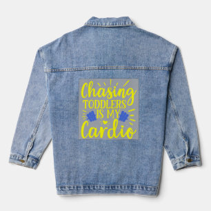 Toddler Love Mom Denim Jacket