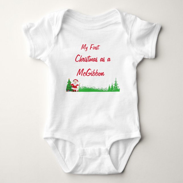 Toddler My First Christmas   Bodysuit (Front)