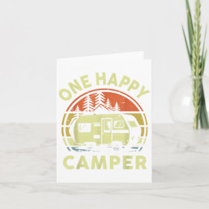 Toddler One Happy Camper Mum Dad Funny Rv Camping  Card
