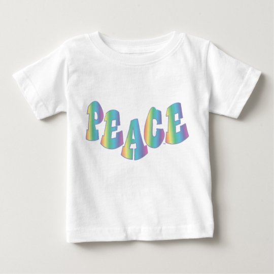 Toddler Peace Rainbow Baby T-Shirt