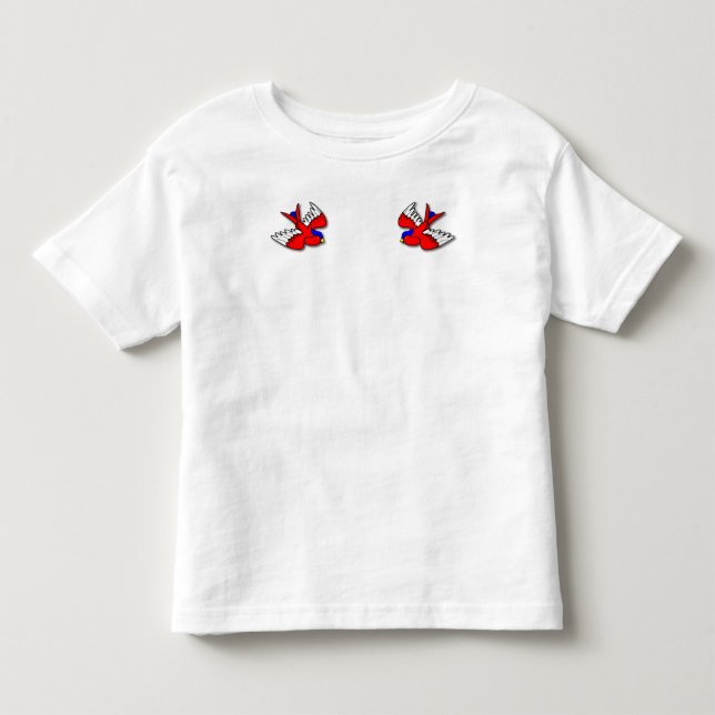 Toddler Swallow Tattoo Shirt (Front)
