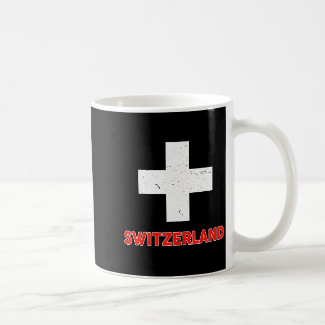 Toddler Swiss-shirt Switzerland Flag Baby Kids Boy Coffee Mug (Right)