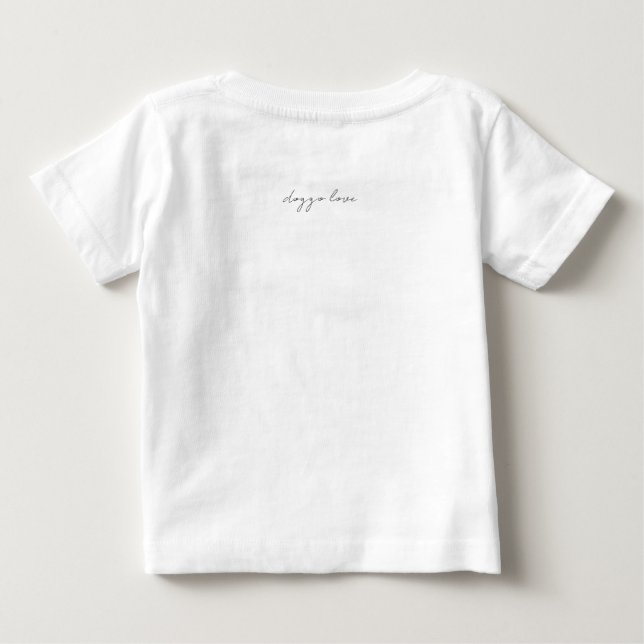 Toddler t-shirt for dog lovers (Back)