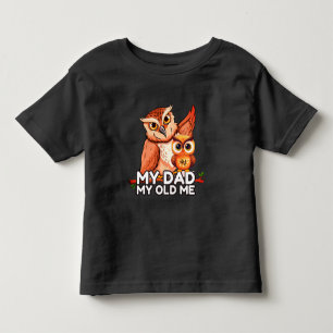Toddler T-Shirt : My Dad My Old Me (black)