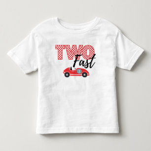 Toddler T-Shirt, TWO Fast 2nd Birthday Tee