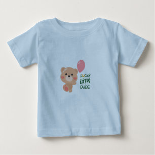  Toddler t-shirt with the text "Lucky Little Dude 