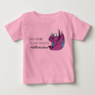 Toddler tantrum cute angry dragon baby T-Shirt
