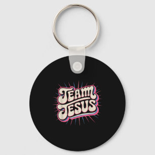 Toddler Team Jesus Family Matching Christian Faith Key Ring