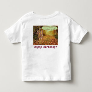 toddler tee.  Happy Birthday.  hippie/quokka T-Shirt