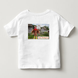 toddler tee.  Happy Thanksgiving.  cheetah turkey T-Shirt
