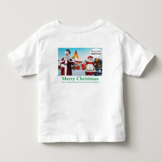 toddler tee. Merry Christmas. cats/ mr mrs claus T-Shirt