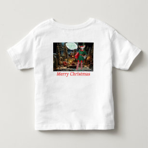 toddler tee. Merry Christmas. fennec fox/ elf T-Shirt