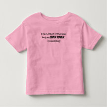 Toddler Tshirt "...my super power is smiling"