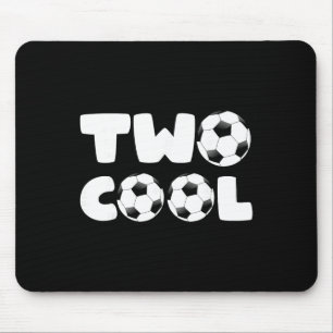 Toddler Two Cool 2nd Birthday Soccer Themed 2 Year Mouse Mat