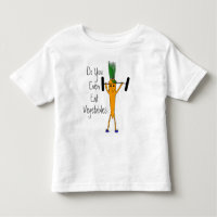 Toddler Weightlifting carrot t-shirt