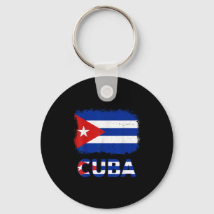 Toddler White Cuban La Cubanita Cuba Flag Hispanic Key Ring
