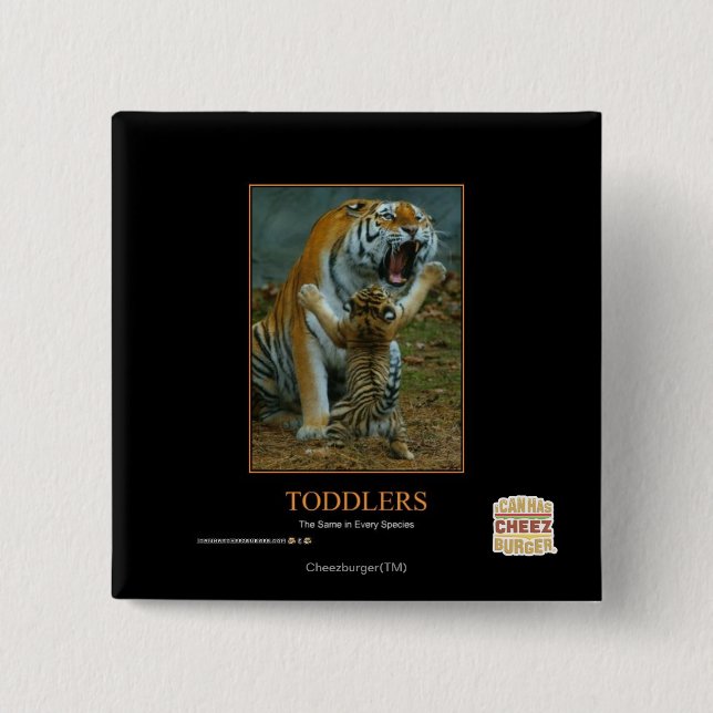 Toddlers 15 Cm Square Badge (Front)