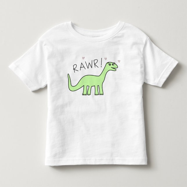 Toddlers Bronto Rawr Shirts (Front)