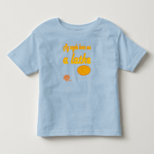 Toddlers' Hanukkah Shirt - "Zayde loves me a latke