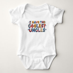 Toddlers Who Have Uncles that Play Hockey Baby Bodysuit