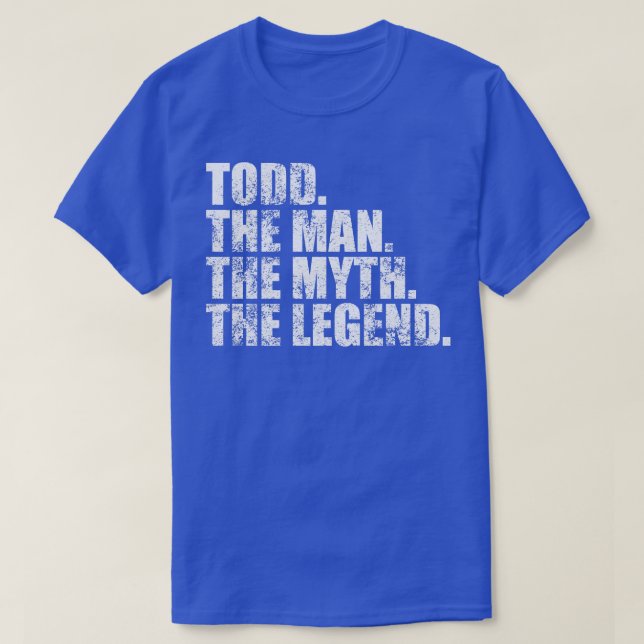 ToddTodd Family name Todd last Name Todd Surname T T-Shirt (Design Front)