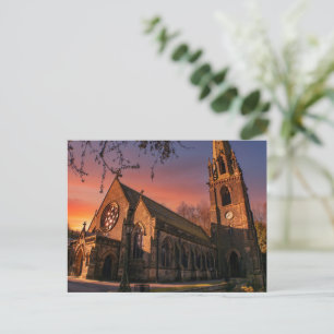 Todmorden Unitarian Church at Sunset Holiday Postcard