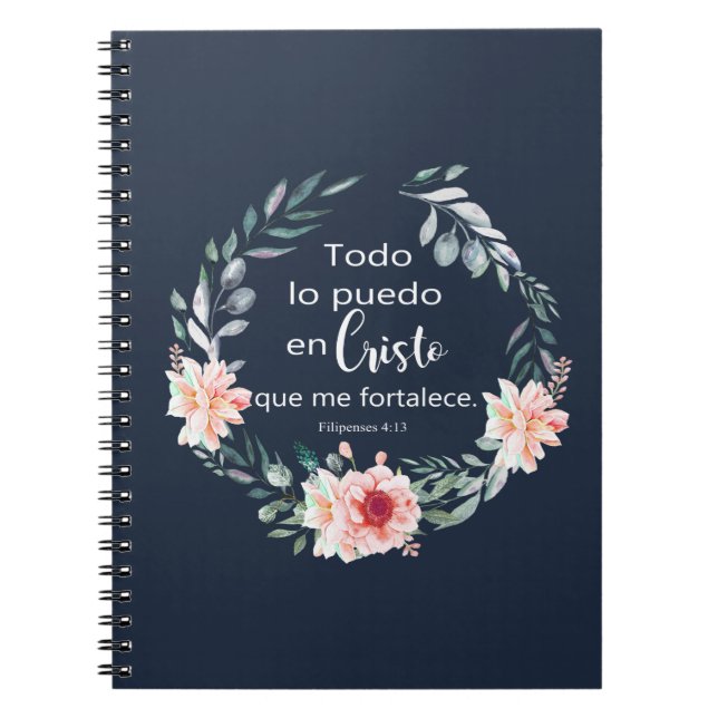 TODO LO PUEDO EN CRISTO QUE ME FORTALECE NOTEBOOK (Front)