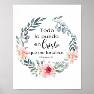 TODO LO PUEDO EN CRISTO QUE ME FORTALECE POSTER