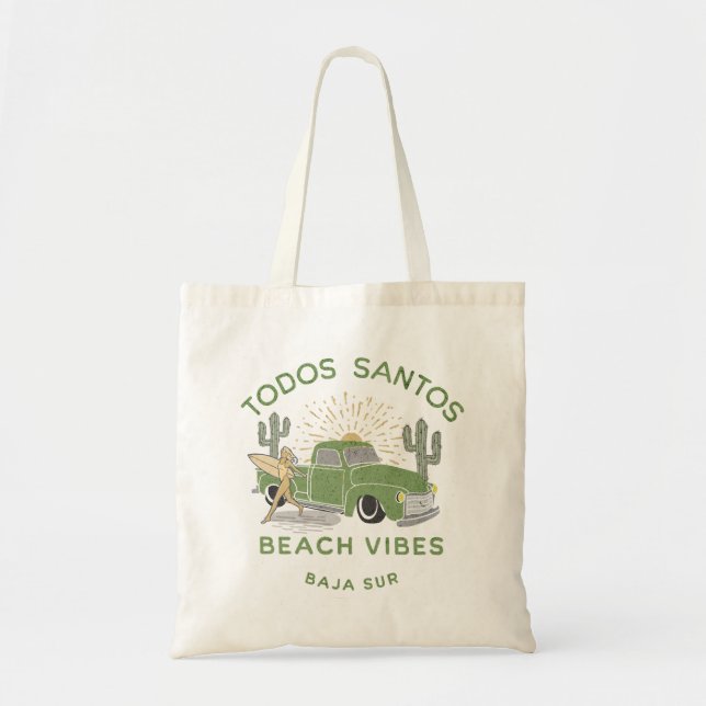 Todos Santos Beach Vibes Mexico vintage Tote Bag (Front)
