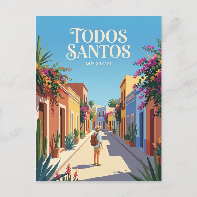 Todos Santos Mexico Postcard (Front)