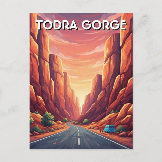 Todra Gorge Morocco Travel Postcard (Front)
