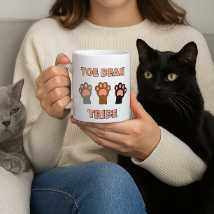 Toe Bean Tribe Cute Cat Kawaii Coffee Mug