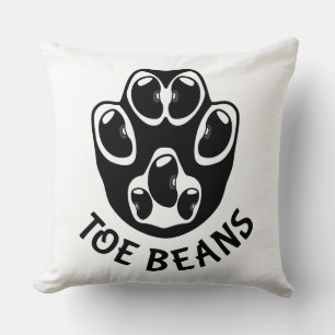 Toe Beans - Black Beans Cushion