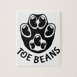 Toe Beans - Black Beans Jigsaw Puzzle
