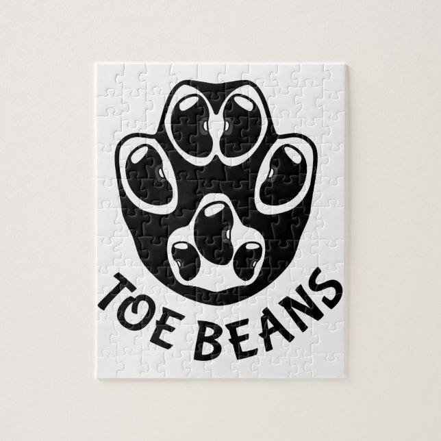 Toe Beans - Black Beans Jigsaw Puzzle (Vertical)