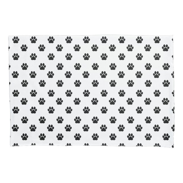 Toe Beans Puppy Prints Pillowcase (Front)