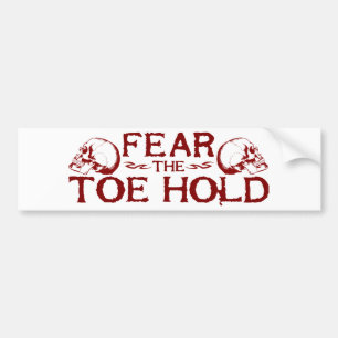 Toe Hold Bumper Sticker