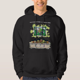 Toe’s Town Comic Black Pullover Hoodie