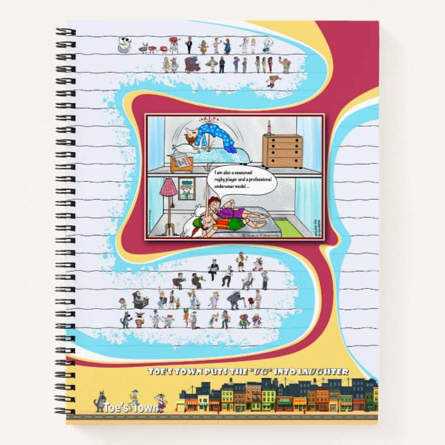Toe’s Town Comic | Spiral Notebook (Front)