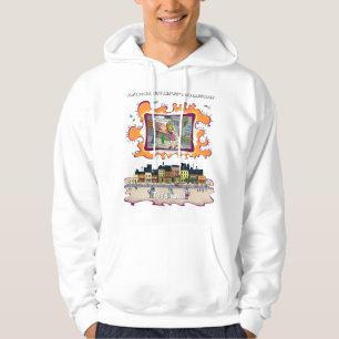 Toe’s Town Comic White Pullover Hoodie