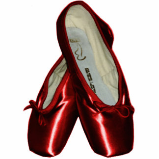 Toe Shoes Ballet Ornament (Red) Photo Sculpture Decoration