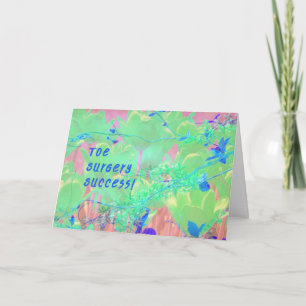 Toe Surgery Success Greeting Card