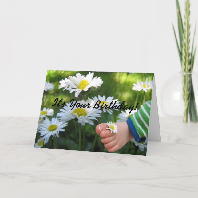 Toe Tickles Birthday Card (Front)